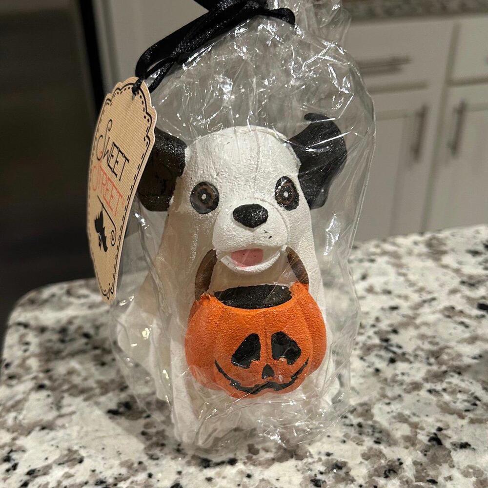 Halloween Dog Candle Decor BNWT